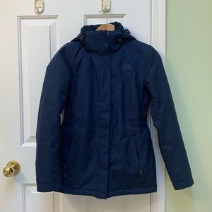 NAVY NORTH FACE JACKET / XSMALL